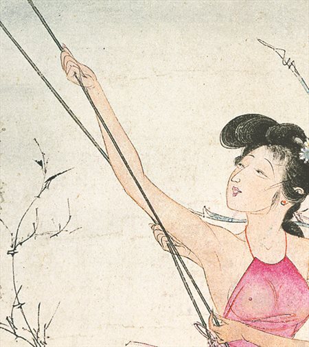 淮安-胡也佛的仕女画和最知名的金瓶梅秘戏图
